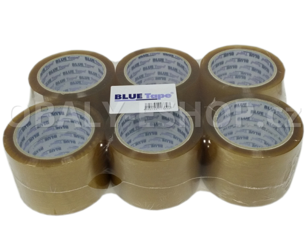 Lepicí páska LP3 75mmx66m Transp. Solvent 45µm Blue Tape