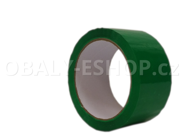 Lepicí páska LP1 48mmx66m Zelená Akryl 40µm