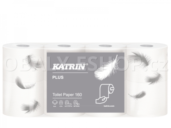 Toaletní papír Katrin Plus 112966 2vrstvý,  Celulóza, 18,25m
