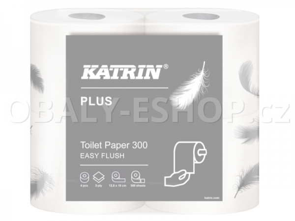 Toaletní papír Katrin Plus 105003 2vrstvý,  Celulóza, 37,5m
