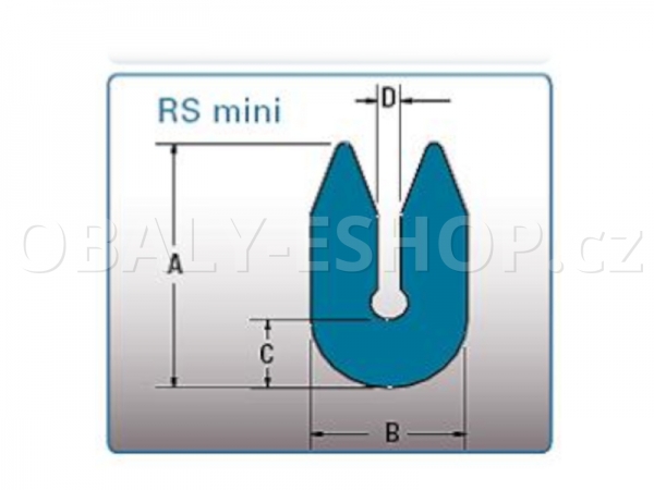 Profil pěnový PE RS mini roll návin 588 m