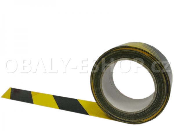 Výstražná lepicí páska ARGO 50mmx33m Pruhy Žluto-černé