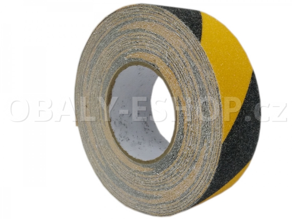 Protiskluzová samolepicí páska 50mmx18m Žluto-černá