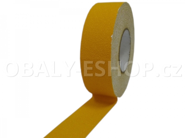 Protiskluzová samolepicí páska 50mmx18m Žlutá