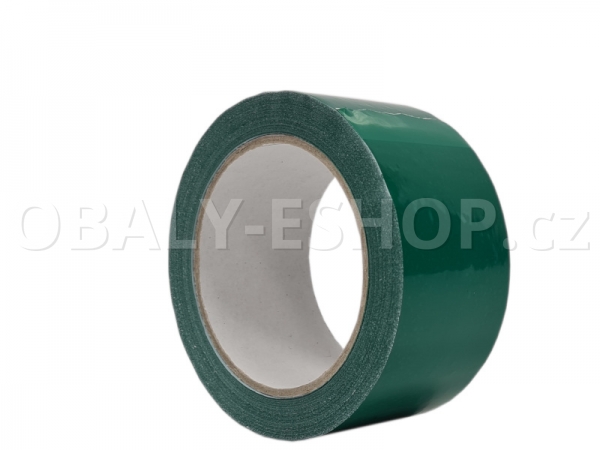 Výstražná lepicí páska PVC 50mmx66m 35µm Zelená