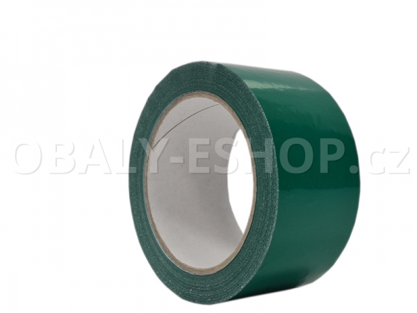 Výstražná lepicí páska PVC 50mmx66m 35µm Zelená