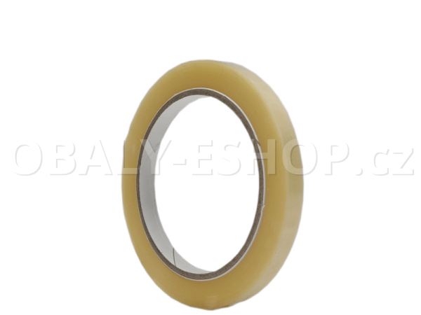 Lepicí páska PVC 9mmx66m Transp. Solvent 52µm