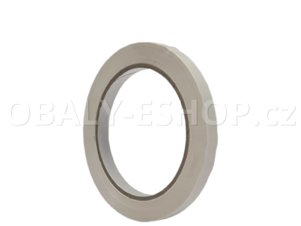 Lepicí páska PVC 9mmx66m Bílá Solvent 59µm