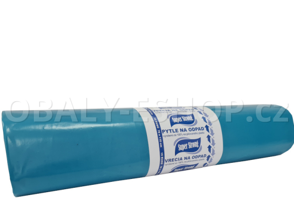 Pytel na odpad PE 70x110cm Super Strong Modrý