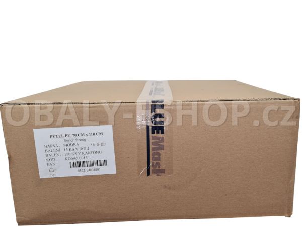 Pytel na odpad PE 70x110cm Super Strong Modrý