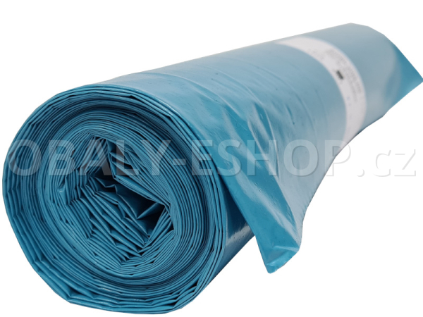 Pytel na odpad PE 100x120cm Super Strong Modrý 240 l /  5ks