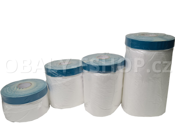 Malířská zakrývací fólie s textilní páskou 1400mmx20m