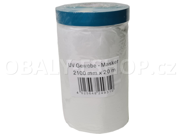 Malířská zakrývací fólie s textilní páskou 2100mmx20m