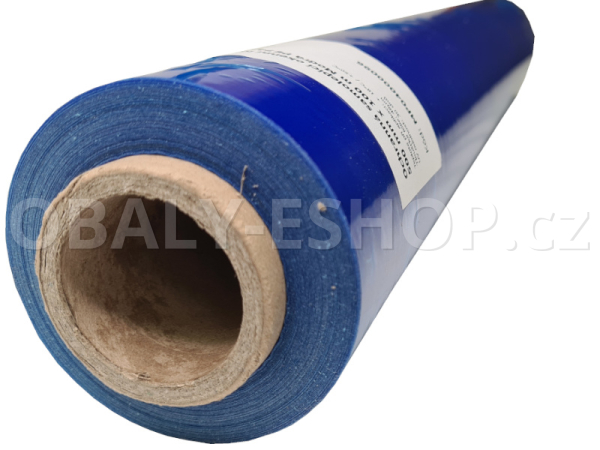 Ochranná samolepicí okenní fólie 500 mm x 100 m Modrá PE74S  UV