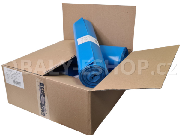 Pytel na odpad PE 70x110cm Super Strong Plus Modrý