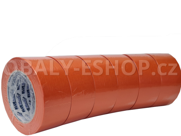 Krepová maskovací páska 50mmx50m Blue Mask CAR PROFI K100 UV WP Oranžová