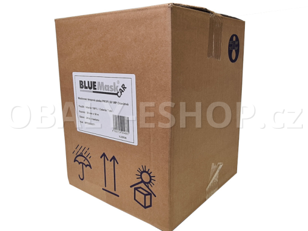 Krepová maskovací páska 50mmx50m Blue Mask CAR PROFI K100 UV WP Oranžová