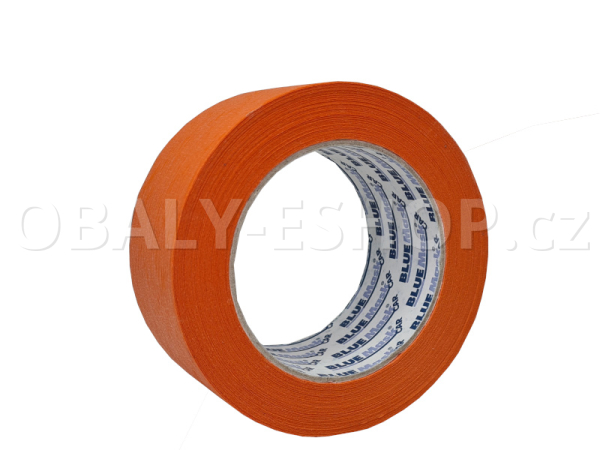 Krepová maskovací páska 50mmx50m Blue Mask CAR PROFI K100 UV WP Oranžová