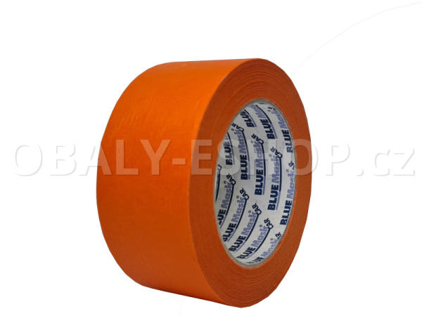 Krepová maskovací páska 50mmx50m Blue Mask CAR PROFI K100 UV WP Oranžová