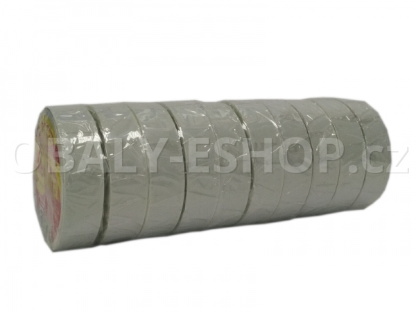 Izolační páska PVC 15mmx10m Bílá